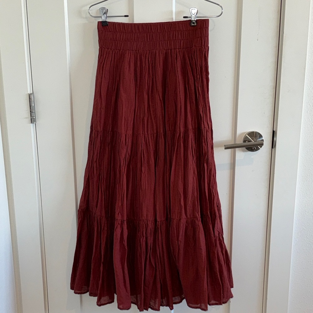 Natural Life tiered Maxi Skirt